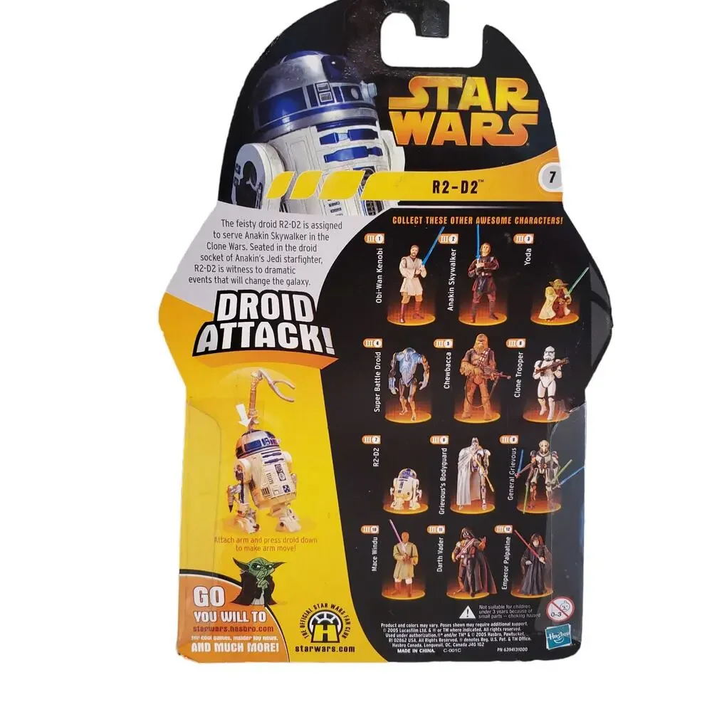 STAR WARS Revenge of the Sith R2-D2 Droid Attack 2005 NEW ROTS